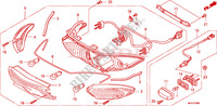 ACHTER COMBINATIE LICHT voor Honda CBF 1000 ABS 2007