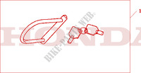 U LOCK 120/340 voor Honda CBF 1000 ABS 2007