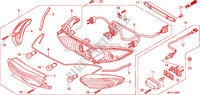 ACHTER COMBINATIE LICHT voor Honda CBF 1000 S ABS 2009