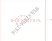 TOP BOX PAD voor Honda CBF 1000 ABS 2009