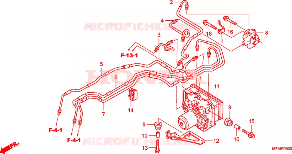 ABS MODULATOR Honda MOTO 1000 CBF 2009  CBF1000S9