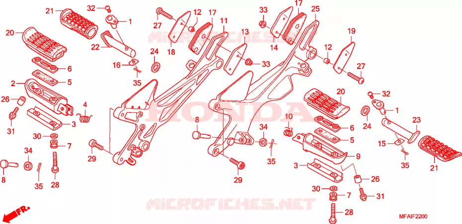 OPSTAP Honda MOTO 1000 CBF 2008  CBF1000S8
