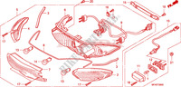 ACHTER COMBINATIE LICHT voor Honda CBF 1000 T ABS 2010
