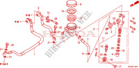 ACHTER REM HOOFD CILINDER(CBF1000A/T/S) voor Honda CBF 1000 ABS 2010