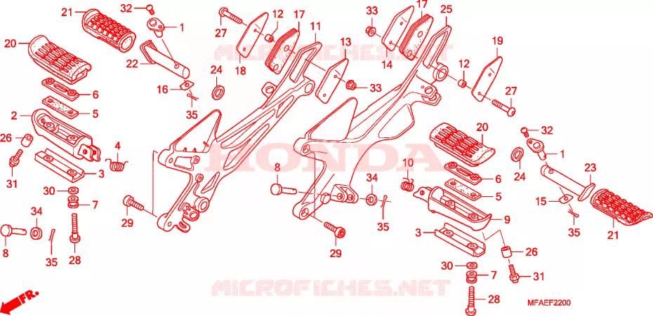 OPSTAP Honda MOTO 1000 CBF 2010  CBF1000TA
