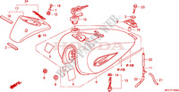 BRANDSTOF TANK voor Honda SHADOW VT 750 2010