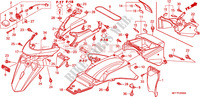 ACHTER STROOMLIJNKAP voor Honda TRANSALP 700 2008