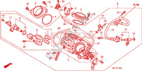 GAS HUIS voor Honda TRANSALP 700 ABS GRAY 2009