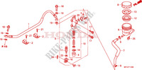 ACHTER REM HOOFD CILINDER(CB600F/F3) voor Honda CB 600 F HORNET STRIPES 34HP 2009