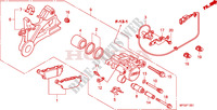 ACHTER REMKLAUW(CB600FA/FA3) voor Honda CB 600 F HORNET ABS 2010