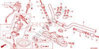 HENDEL PIJP/BOVENSTE BRUG voor Honda CB 600 F HORNET STRIPE 2010
