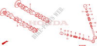 NOKKENAS/KLEP voor Honda CB 600 F HORNET ABS 2010