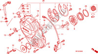 RECHTS KRUKAS AFDEKKING voor Honda CB 600 F HORNET ABS 34HP 2010