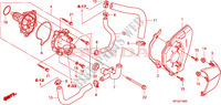 WATERPOMP voor Honda CB 600 F HORNET ABS 2010