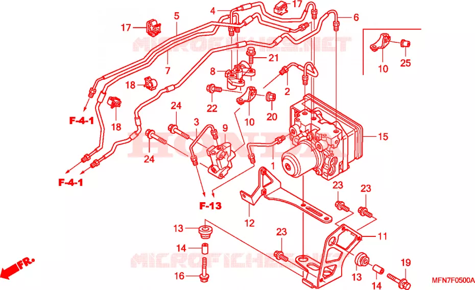 ABS MODULATOR Honda MOTO 1000 CB 2011  CB1000RAB