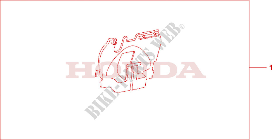 U LOCK HOLDER voor Honda CB 1000 R ABS 2009