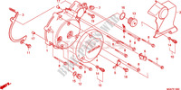 LINKS KRUKAS AFDEKKING/WISSELSTROOM GENERATOR AFDEKKING voor Honda VT 750 S 2011