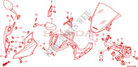 BOVEN KAP voor Honda CBR 600 F ABS 2011