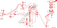 HOOFDCILINDER ACHTERREM(CBR600F) voor Honda CBR 600 F SPECIAL 2011