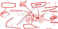 MERK/STREEP (DK/2DK/3DK/4DK/5DK/6DK) voor Honda CBX 750 PATROL LIGHT 2001