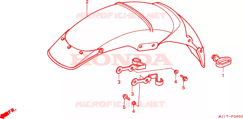 VOOR STROOMLIJNKAP Honda MOTO 750 CBX 1987  CBX750PH