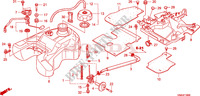 BRANDSTOF TANK voor Honda FOURTRAX 500 FOREMAN RUBICON Hydrostatic 2010