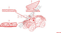 EMBLEEM/MERK voor Honda FOURTRAX 500 FOREMAN RUBICON Hydrostatic 2011