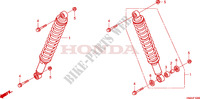 VOOR KUSSEN voor Honda FOURTRAX 500 FOREMAN RUBICON Hydrostatic 2011