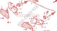 ACHTERLICHT voor Honda FOURTRAX 500 FOREMAN S 4X4 2006