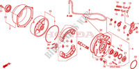 ACHTER REM PANEEL voor Honda FOURTRAX 500 FOREMAN 4X4 Electric Shift, Power Steering 2009