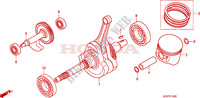 KRUKAS/ZUIGER voor Honda FOURTRAX 500 FOREMAN 4X4 Electric Shift 2011