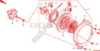 RECOIL STARTER voor Honda FOURTRAX 500 FOREMAN 4X4 RED 2012