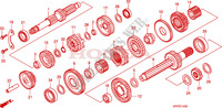 TRANSMISSIE voor Honda FOURTRAX 500 FOREMAN 4X4 Electric Shift, Power Steering 2011