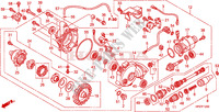 VOOR LAATSTE VERSNELLING voor Honda FOURTRAX 500 FOREMAN 4X4 RED 2012