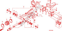 ZWAAI ARM voor Honda FOURTRAX 500 FOREMAN 4X4 2010