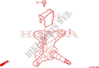 KNOKKEL voor Honda TRX 450 R SPORTRAX Electric Start 2010