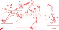 PEDAAL voor Honda TRX 450 R SPORTRAX Kick start 2009