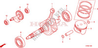 KRUKAS/ZUIGER voor Honda FOURTRAX 420 RANCHER 2X4 Electric Shift 2007