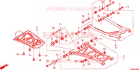 ACHTER ARM voor Honda TRX 700 XX 2011