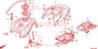BRANDSTOF TANK voor Honda TRX 700 XX 2011