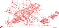 FRAME CHASSIS voor Honda TRX 700 XX 2011
