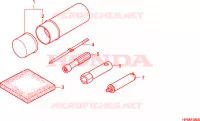 GEREEDSCHAP voor Honda TRX 700 XX 2011