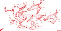 ZIJ AFDEKKING voor Honda TRX 700 XX 2011