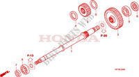 LAATSTE AS voor Honda FOURTRAX 420 RANCHER AT PS RED 2010