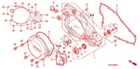 RECHTS CARTER AFDEKKING/WATERPUMP voor Honda CRF 450 R 2011