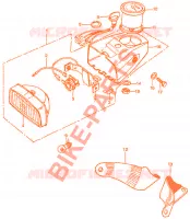 F20 voor Honda AMIGO 50 4 STROKE 1973