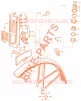 F01 voor Honda AMIGO 50 4 STROKE THE GRADUATE 1973