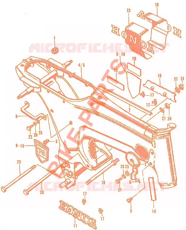 F18 Honda MOTO 70 DAX 1969  ST70_I