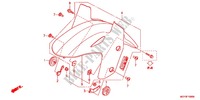 VOORSPATBORD voor Honda CROSSRUNNER 800 2011