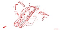 ACHTER STROOMLIJNKAP voor Honda CROSSRUNNER 800 2011